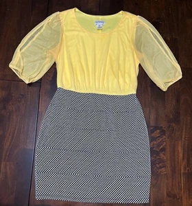 Enfocus Petite Damenkleid offene transparente Schulter Größe 12P - Bild 1 von 6