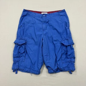 Urban Pipeline Shorts Mens 32 Blue Cargo Pockets Outdoor Workwear Casual Button - Picture 1 of 7