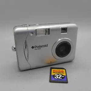 Polaroid Digital Camera PDC 4055 4.2MP Silver Tested - Picture 1 of 6