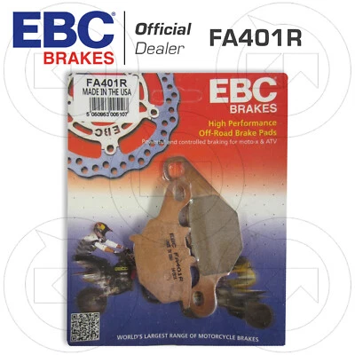 REAR BRAKE PADS EBC FA401R for Suzuki RM 85 2007 2008 K7 K8 - Image 1 of 4