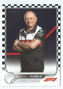 2022 Topps Formula 1 Checker Flag Frederic Vasseur Alfa Romeo Card #107 - Bild 1 von 2