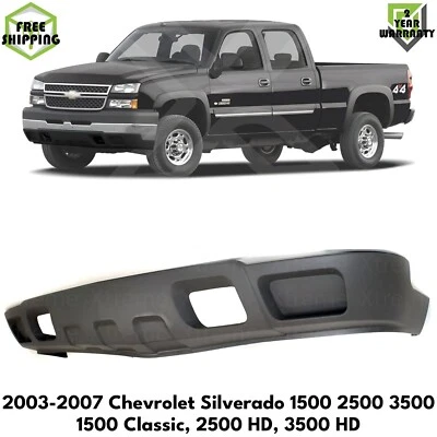 Lower Valance Air Deflector Textured For 2003-2007 Chevrolet Silverado 1500 Foto 1 de 4