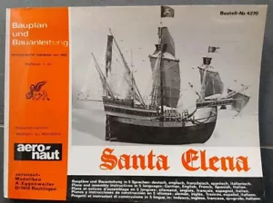 Aeronaut 4270 Bauplan Santa Elena 1:50 NEU - Bild 1 von 6