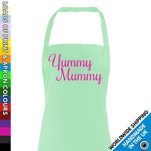 Yummy Mummy Apron • Adults Custom Printed Apron • Mum Mother Cook Kitchen Bakes - Picture 1 of 41