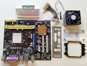 Mainboard / Asus / M2N6B-AM Plus / MicroATX / ohne CPU / inkl. Lüfter und Blende - Bild 1 von 4