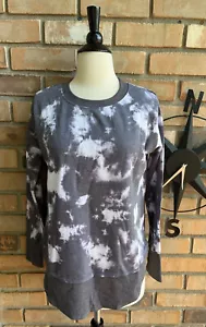 Gray by Grayson Social Women's Tie-Dye Crew Neck Pullover Long Sleeve Size XS - Picture 1 of 9