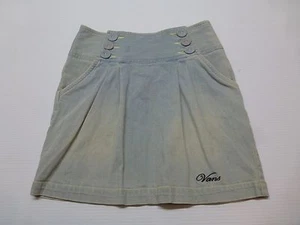Vans Skirt Junior Womens Size 5 Blue Denim Skirt New - Picture 1 of 3