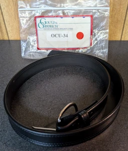 Gould & Goodrich Cintura da lavoro in pelle polizia - 1,5 "W OCU 1407 taglia 34 ~ spedizione gratuita - Foto 1 di 5