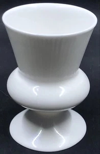 Crown Sussex Bud Vase Toothpick Holder Ribbed White Bone China England 3” - Picture 1 of 4