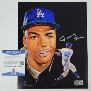 Tommy Davis signed 8x10 Photo Los Angeles Dodgers Autograph A ~ Beckett BAS COA - Picture 1 of 1