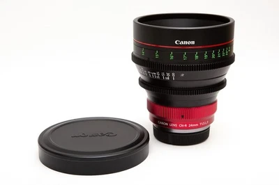 Lente de montaje Canon CN-R 24 mm T1,5 T 1,5 T1,5 L L F Cinema Prime RF * COMO NUEVA * EE. UU. Foto 1 de 4
