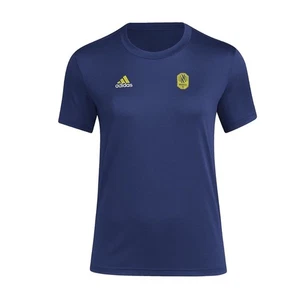 Adidas Mujer Nashville Fútbol Club MLS Camiseta Manga Corta Talla 2XL Azul Nueva - Imagen 1 de 7