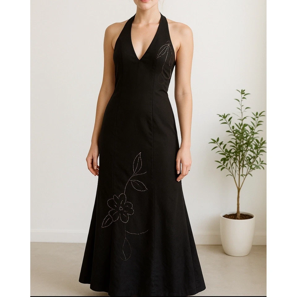 Vestido de graduación formal con cuentas Morgan & Co de colección talla 7/8 para mujer M Whimsigoth Fairy Foto 1 de 4