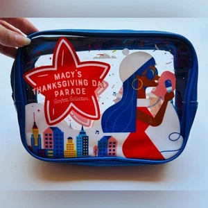 Macy's Thanksgiving Day Parade durchsichtig Kosmetik Make-up Tasche Konfetti Kollektion Neu mit Etikett - Bild 1 von 5