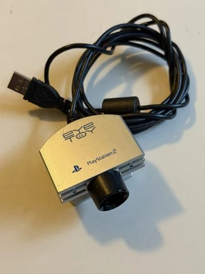 EyeToy fotocamera USB in argento per Sony PlayStation 2 Slim - Immagine 1 di 4