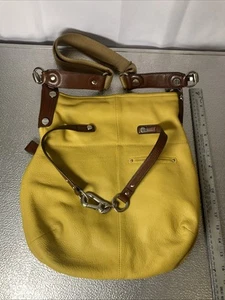 Makowsky Hobo Bag Echtleder gelb - Made in China - gebraucht - Bild 1 von 20