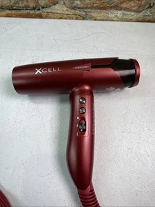 Gamma+ Xcell Hair Dryer Red READ - Picture 1 of 6