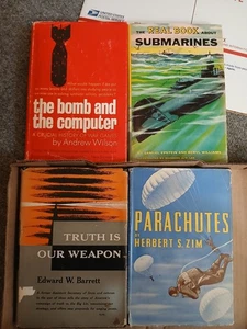 Vintage Military & Science Books Lot of 4 – Submarines, Parachutes, Cold War- 02 - Imagen 1 de 24