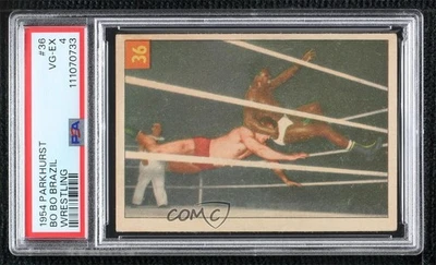 1954-55 Parkhurst Wrestling Bobo Brasil Bo Bo Brasil #36 PSA 4 Foto 1 de 2