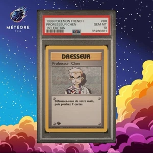 Carte Pokémon Professeur Chen 88/102 Edition 1 Set De Base PSA10 Français - Picture 1 of 2