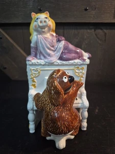 Sigma Miss Piggy On Top Of Piano Muppets Ceramic Collectible Cookie Jar - Picture 1 of 9