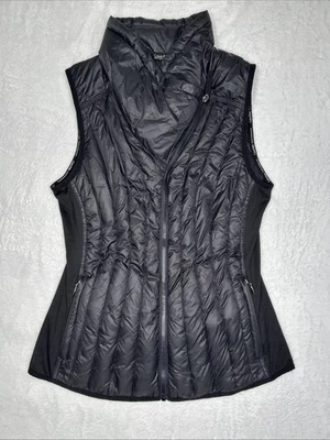 Chaleco CALVIN KLEIN Performance Mujer Pequeño Negro Premium Plumón Cremallera Puffer Exterior Foto 1 de 4