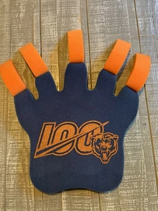 Vintage NFL Chicago Bears Football Foam Finger Claw 100th Anniversary - Picture 1 of 4