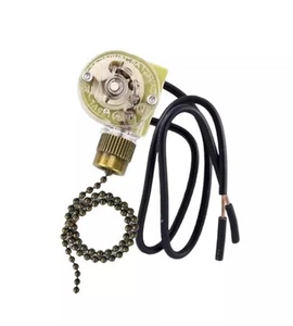 ceiling fan light switch zing ear pull chain switch ze-109 fan light switch, on- - Picture 1 of 5