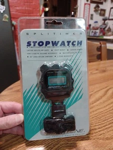 New Sportline Sport Timer Stopwatch Model 260 - 1/100th Sec. - Watertight - Picture 1 of 13