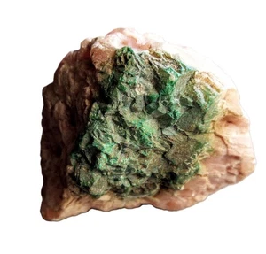 Cobalto (Pink) Calcite & Malachite Display Specimen 97g 5x5x4cm From Australia - Bild 1 von 8