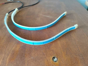 LED-Stripes weiss und orange (Tagfahrlicht und Blinker) 35cm - Bild 1 von 3