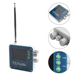 Practical Radio Receiver Antenna Blue Plastic Radio Receiver Short Wave - Afbeelding 1 van 12