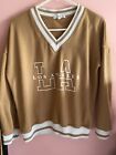 Brown Los Angeles Sweater, Pullover Jersey Sweatshirt Size Small
