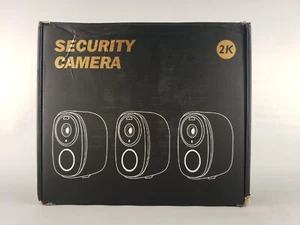 Rraycom 3er Pack Überwachungskameras Outdoor kabellos, 2K batteriebetriebene Kamera - Bild 1 von 4