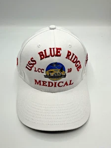 USS Blue Ridge LCC 19 Medical The Corps White Baseball Cap Hat One Size - Picture 1 of 7