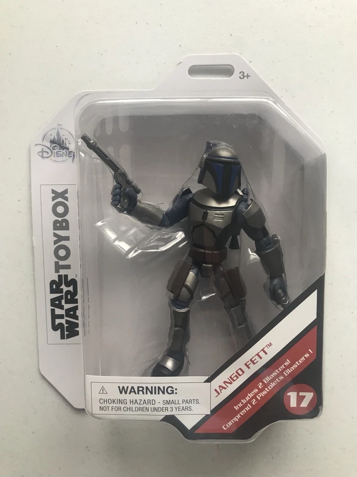 Figura de acción Star Wars Toybox Jango Fett Disney Store 5" pulgadas ENVÍO RÁPIDO *NUEVO* Foto 1 de 4