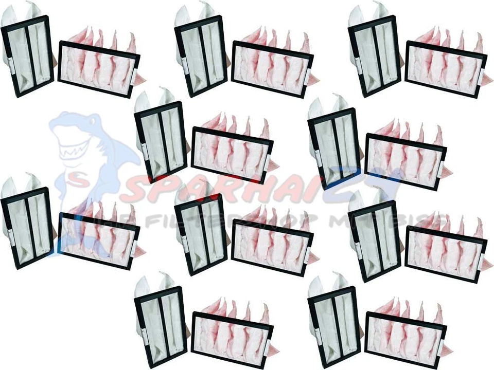 SPARHAI24 Filter passend für Hoval Homevent FR 250 / RS 250 | 10x G4 + F7 Taschenfilter
