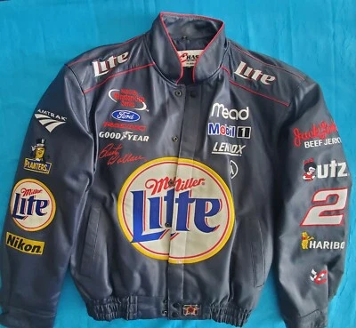 VTG  Authentics Rusty Wallace Nascar Winston Cup Series Miller Leather Retired  - Image 1 of 4