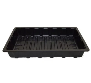 5x Full Size Stong Plastic Garden Trays Black No Holes Seed Plant Grow - Picture 1 of 6