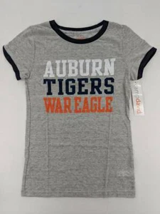 Auburn Tigers War Eagles Womens T-Shirt Gray Camp David Short Sleeve Sz Small - Picture 1 of 6