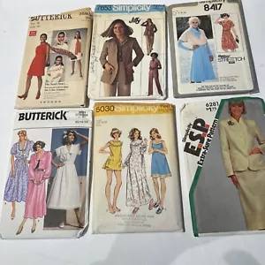 Vintage Patterns Uncut 60s-70s-80s Simplicity Butterick - Picture 1 of 13
