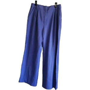 Anthropologie Collection Very Peri The Favorite Pant Size 16 NWT Reg $218.00 - Picture 1 of 15