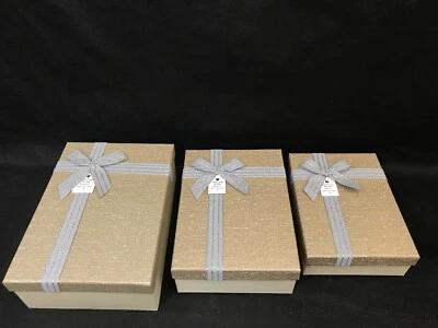 Juego de 3 cajas del tesoro/maleta/cajas de almacenamiento/cajas de regalo/anidación/pila/bebé Foto 1 de 4