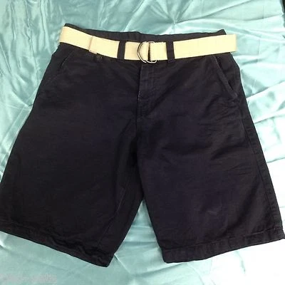 NEW MENS SHORTS SIZE 40 DARK BLUE INCLUDES BELT BY NORTHWEST TERRITORY FREE SHIP - Image 1 of 3