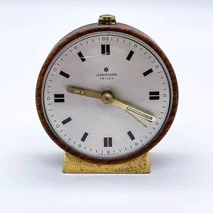 Junghans Trivox Réveil Radio-Pilotée Horloge Alarme Fabriqué en Allemagne Bois & - Bild 1 von 12