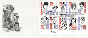 2819/2828 STARS OF THE SILENT SCREEN - AC - 10er-Plattenblock - Bild 1 von 1