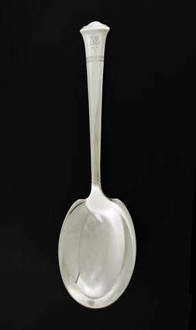 Tiffany & Co Windham Sterling Silver Large Berry Casserole Serving Spoon 9 3/8" Cover