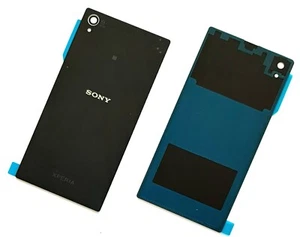 NUEVA tapa trasera cristal para Sony Xperia Z1 C6903 negra cubierta trasera con tiras adhesivas - Imagen 1 de 4