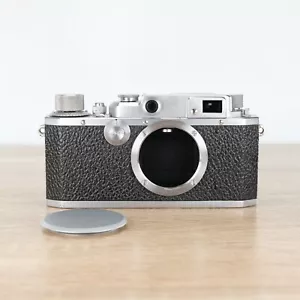 Cuerpo de cámara telémetro Canon IIB 35 mm cromado Leica montaje con tornillo LTM de colección Japa - Imagen 1 de 11