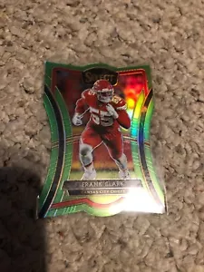 2019 Select Premier Level Green diecut Frank Clark Kansas City Chiefs 08/49 - Foto 1 di 2